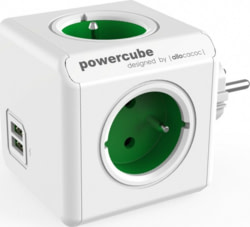 Product image of allocacoc PowerCube USB GREEN  2202GN