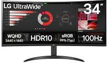 Product image of LG 34WR50QK-B