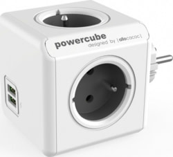 Product image of allocacoc PowerCube USB GREY  2202GY