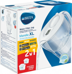 BRITA Marella XL bialy + 2 wkłady Maxtra+ tootepilt