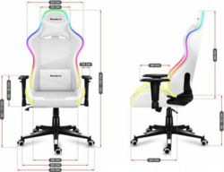 Huzaro HZ-Force 6.2 White RGB tootepilt