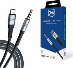 3MK AUX USB-C - Jack 3,5 mm tootepilt