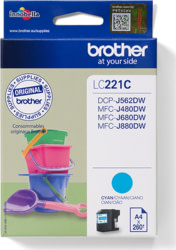 Brother LC221C tootepilt