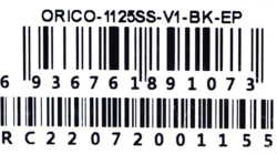 ORICO 1125SS-V1-BK-EP tootepilt