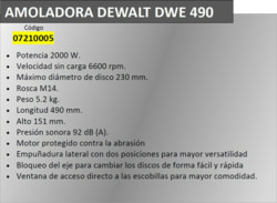 Product image of DeWALT DWE490