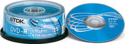 Product image of TDK DVD-R47CB2516X
