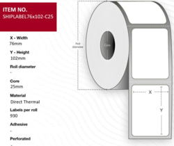 Capture SHIPLABEL76X102-C25 tootepilt