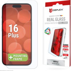 Displex DISPLEX Real Glass + Case iPhone 16 Plus tootepilt