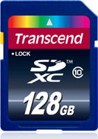 Transcend TS128GSDXC10 tootepilt