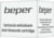 Beper P204CAL201 tootepilt 2